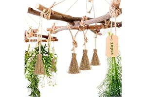 SZQIUNUBI Mini Scopa Strega 10 Pezzi Mini Scopa Halloween Scopa Per Streghe Scopa Miniatura Per Halloween, Casa Delle Bambole, Paesaggio In Miniatura, Decorazione Del Giardino（9cm）