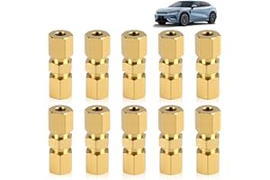 ZYLUNIY 10 Stück Bremsleitungsverbinder, 4,75mm Bremsleitung Verbinder, Bremsleitungsverbinder für Bremsleitung, ohne zu bördeln Verbinder für Bremsleitungsreparaturen und upgrades