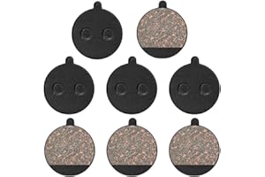 ZKGYUS Jeu de 4 Paires Plaquettes de Frein pour Trottinette électrique, Plaquette de Frein Semi-métal - Pièces de Rechange de Frein à Disque en Métal et Résine Semi-Métallique