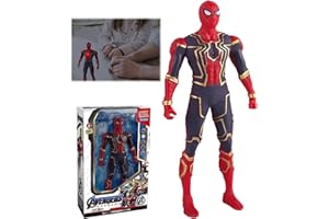 Puduoy Spider Figur Puppenset, Hero Kinder Spielzeug 17 cm Actionfigur Figuren Kopf Arme Drehbar PVC Tortendeko Kindergeburtstag Charaktere Statue Collectibles Anime Serie Geschenke für ab 3 Jahren