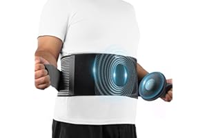 Fitomo Front-Wearing Umbilical Hernia Belt, Unisex, 3D Dome-Shaped Hernia Support Pad, Adjustable with Removable Pads & Extra Straps for Abdominal Pressure, Lumbar Support, Skin-Friendly & Discreet