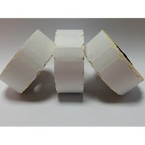 CT4 26mm X 12mm Price Gun Labels - White Peelable Labels, 10 Rolls (15,000 Labels Total)