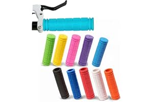 Botanique Handlebar Grips, Non-Slip Soft Rubber Cycling Grips, Waterproof for MTB BMX Cycle Road Mountain Bike Cycling Bicycle Multi Coloured (1 Pair)