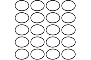 ‎CREATE IDEA Create idea Optische DVD-Laufwerk-Riemen, kompatibel mit Xbox 360/Slim Konsolen, Fix Stuck Drives Ersatzriemenring Silikon, Schwarz, 20 Stück