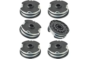 JAMHER Bobina di filo di ricambio, per decespugliatore LIDL Parkside, per PRT 550 A1, A3; PRTA 20-Li A1, B2, C3 Bobina di ricambio(6 Bobine di Ricambio per Trimmer)