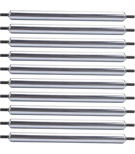 Rouleau De Convoyeur En Acier Inoxydable – Diamètre 89 Mm, Longueur 250 Mm, Avec Embouts Galvanisés