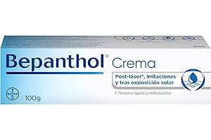 Bepanthol Crema Hidratante, Protege y Regenera la Piel Seca e Irritada, incluso Tras Tratamientos Estéticos y Exposición Solar, 100 g
