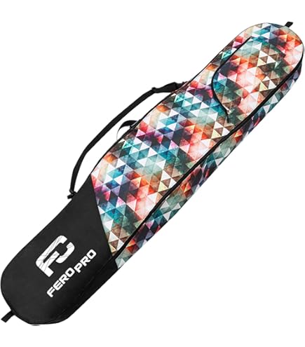 High Quality Waterproof Premium Padded Ski Bag for Skis up to 175 CM with 360 De