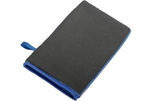 Zhuodingsen Chiffon De DéContamination De Lavage De Voiture Gant d'argile De Nettoyage De Voiture Lavage De Voiture De Chiffon Serviette De Lavage De Voiture en Fibre,Noir+Bleu,Type Gants