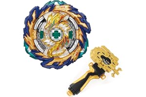 mlywd Gyros Toupies, Quadrive Metal Fusion avec Lanceur Starter Gyros de Combat Jouet Set B-167