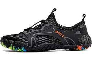 Kauson Sandalias Deportivas Trekking Hombres Verano Antideslizante Pescador Playa Zapatos Casuales Transpirable Zapatilla de Senderismo Deportes Montaña y Asfalto Zapatos para Correr Malla