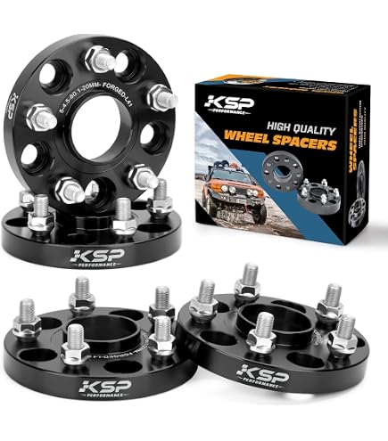 Spurverbreiterungen Für Dodge Charger, Challenger, Magnum (2006–2022) – 15mm, 5x115, Hubzentriert, Silber Eloxiert
