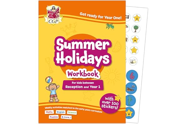 Cgp Summer Holidays Activity Workbook Fo cover art