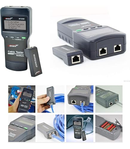 KALEA-INFORMATIQUE Professioneller Digitaler LCD-Netzwerktester RJ45 KALEA-INFORMATIQUE Professioneller Digitaler LCD-Netzwerktester RJ45