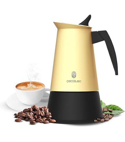 Caffettiera Shabby Chic Fango E Bianco - Moka 2 Tazze In Alluminio, Idea Regalo Vintage - Foto 11