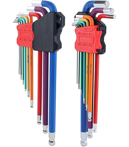 Metric Imperial Star Keys 27-Piece Color-Coded Hex Key Set - Metric ...