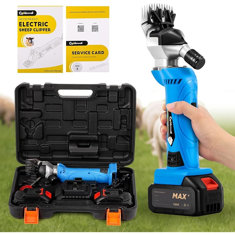 Tondeuse électrique Pour Moutons 500w 6 Vitesses Réglable Professionnel Pour Ras