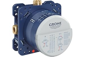 ‎GROHE GROHE Rapido SmartBox, Universal Unterputzkörper für alle GROHE Fertigmontagesets (Rohbau-Set für bis zu 3 Dusch- oder Wannenfunktionen, platzsparendes Design, einfache Installation), 35600000
