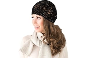 Nogsay Bonnet d'été en tricot pour femme - Fait à la main - Bonnet fin et léger