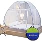 Classic Mosquito Net Double Bed King Size Polyester Foldable - Blue