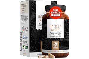 ‎NATURTREU Maca Kapseln hochdosiert - Maca Extrakt mit Tribulus terrestris, Cordyceps, Bockshornklee, Zink, Ginseng, Safran, Selen - 90 Kapsel