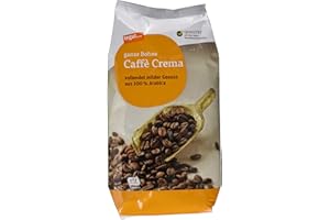 TEGUT… tegut... Café Crema ganze Bohne, Arabica Kaffee, 1 x 1kg