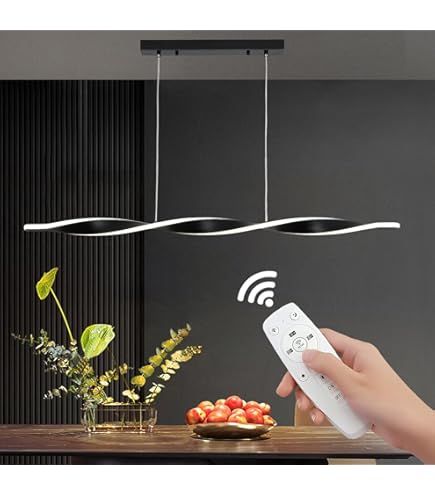 Lampadario Led Arcadia Moderno - Dimmerabile, Telecomando E App, 100cm Per Casa - Foto 8