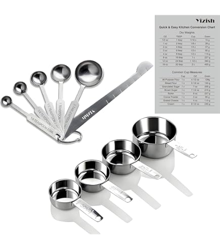 U-Taste Metalen maatlepelset, 18/8 roestvrij staal, tafellepel U-Taste Metalen maatlepelset, 18/8 roestvrij staal, tafellepel