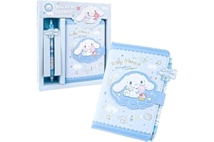 yumcute Cahier avec stylo, journal de dessin animé pour enfants, adolescents, filles, carnet violet, cadeau pour enfants, filles, étudiants, journal pour filles