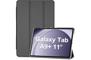 ProCase Case for Samsung Galaxy Tab A9+ / A9 Plus 11 Inch 2023 (SM-X210), Triple Protective Case for 11 Inch Galaxy Tab A9+/A9 Plus, Thin Lightweight Smart Cover with Translucent Frosted Back Case -