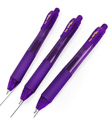 Pentel Energel X BL107 – Penne A Sfera Gel 0,7mm (Confezione Da 6, Colore Marrone)