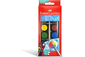 FABER-CASTELL WATERCOLORS 12 COLOR 24MM