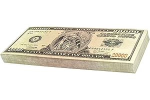 Cashbricks 100 x $20000 DOLLAR play money banknotes