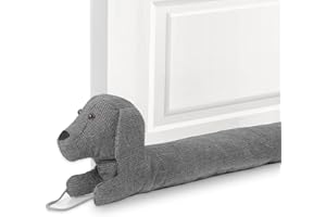 SUPERFA 97cm Heavy Door Draft Excluder Cushion, Weighted Dog Draft Excluder for Doors Cushion, Door Draft Stopper for Bottom Seal