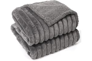 Wdmiya Couverture Imperméable pour Chiens - 65x88cm Couverture pour Chiens Lavable, Protection Canapé Animaux, Plaid pour Chats Douce et Moelleuse, Gris