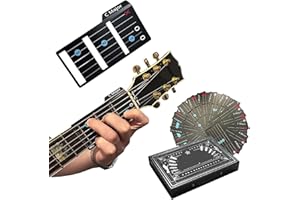 Ultimative Gitarren-Akkord-Lernkarten für Spieler 2025, superschnelles Lernen mit visuellen Diagrammen, langlebig und tragbar, perfekt für Anfänger, Fortgeschrittene und Profis (Akkordekarten)