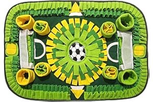 M&Catree Tappeto Olfattivo Cane Grande 75 * 50cm Snuffle Mat Sniffing Tappeto Pieghevole Giochi Interattivi per Addestramento Cani - Grün