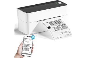 Phomemo 241BT Bluetooth termisk etikettskrivare, fraktetikettskrivare 4 x 6, etikettskrivare BLuetooth för hem, kontor och företag, termisk skrivare för Hermes, Royal Mail, Amazon, Shopify, Ebay, etc
