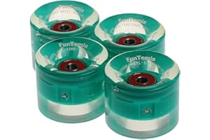4 x funtomia Mini Board/Skateboard Roues 59 x 45 mm avec roulement à billes Dureté Mach1 82 A/Rouleaux de rechange Wheels