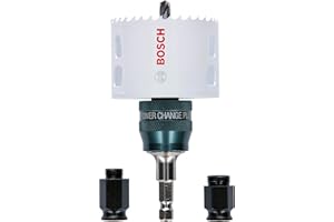 BOSCH ACCESSORIES Bosch Professional Piła otwornica BIM Progressor for Wood & Metal Starter Kit Set (do drewna i metalu, Ø 68 mm, akcesoria do wiertarki)
