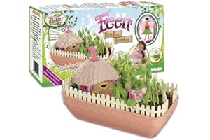 My Fairy Garden TOMY E72903DE Fairy Kitchen Garden, Creative Game to Design Yourself, with Real Grass Seeds, Educational Games for Children, Ideal, from 4 years onwards.
