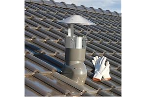 Skorstenshuv Rostfritt Stål 304 Regnhuv Rökkanal Ventilationslock Kaminer