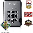 iStorage diskAshur DT2 1 TB - Secure Encrypted Desktop Hard Drive - FIPS Level-2 - Password protected - Dust/Water Resistant