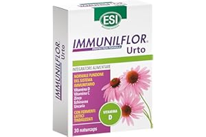 LULIZZIE ESI - Immuniflor Urto, Integratore Alimentare a Base di Fermenti Lattici e Vitamina D, Favorisce le Difese Immunitarie Contro le Aggressioni della Stagione Invernale, Senza Glutine, 30 Naturcaps