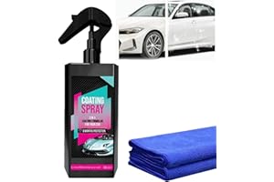 KOLGEIKJ Car Scratch Removal Spray, Nano Car Car Polish Spray, 2025 Car Nano Paint Coating Agent, Car Polish Car Body Scratch Remover, Auto Body Scratch Remover Kit for Paint Scratches, Swirls