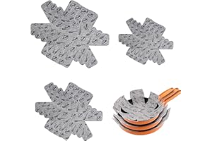 EnixwH Ochronna patelnia do patelni, 12 sztuk Premium ochrona patelni oddzielne podkładki dystansowe i chronią powierzchnie kuchni, aby uniknąć zadrapań 3 rozmiary