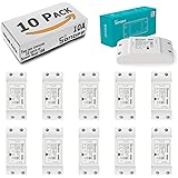 Cambani Sonoff Basic R2, Interruttore Intelligente, Smart Home Telecomando DIY WiFi Modulo di Commutazione Compatibile con Am