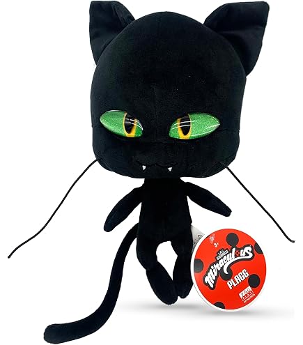 Peluche Samy La Tortue Miraculous Ladybug - Kwami Mon Ami Tikki 24 Cm Ladybug Plush Toys For Kids, Super Soft Stuffed Toy With Resin Eyes, High Glitter And Gloss, Detailed Stitching Finishes