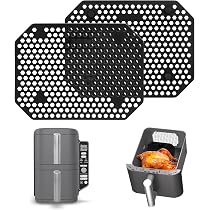 Grille Anti Projection Pour Ninja Foodi Dual Zone AF300EU - 2 Pièces Silicone Réutilisables