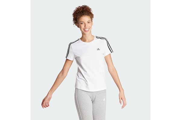 adidas Essentials 3-Stripes - Slim T-Shirt - Essentials 3-Stripes - Femme